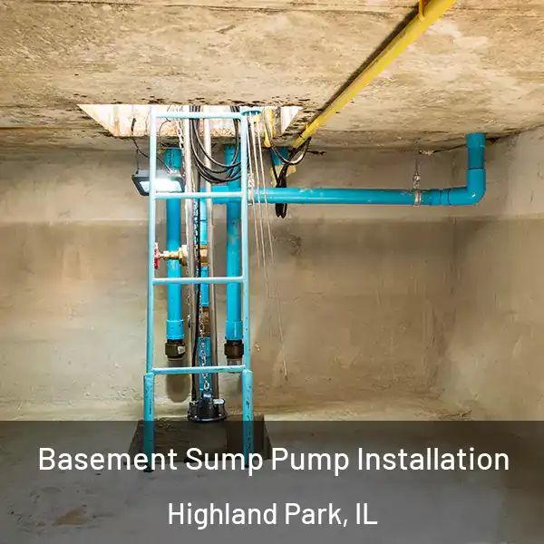 Basement Sump Pump Installation Highland Park, IL