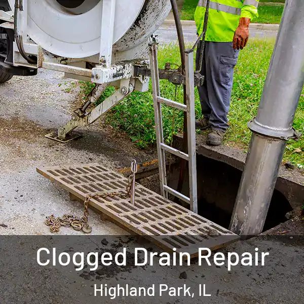  Clogged Drain Repair Highland Park, IL