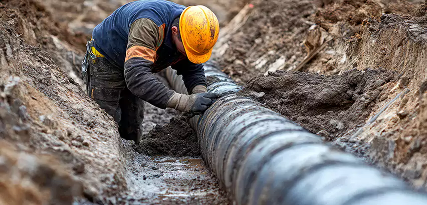 Sewer Replacement in Highland Park