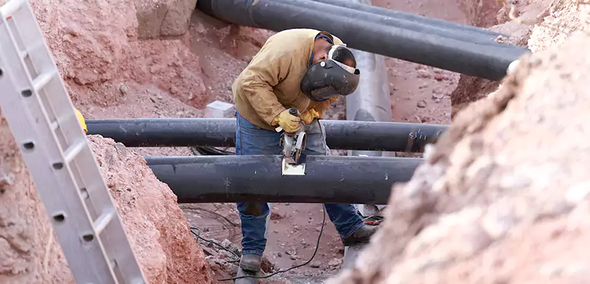Water Line Replacement in Highland Park